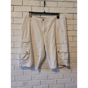 Plugg Men's 100% Cotton Cargo Shorts – Size 38